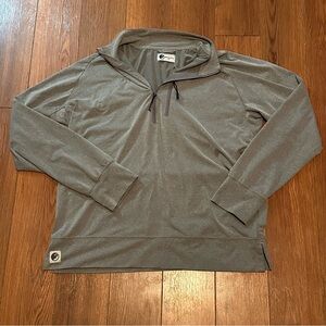 Musk Ox Shirt Mens XL Pullover 1/4 Zip Stretch Long Sleeve Soft Active